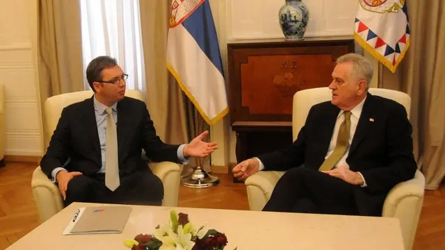 Aleksandar Vučić i Tomislav Nikolić