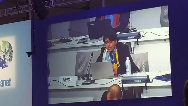 राधा वाग्ले ग्लास्गोमा नेपालका तर्फबाट महत्त्वपूर्ण वार्ताहरूमा सहभागी भएकी थिइन्