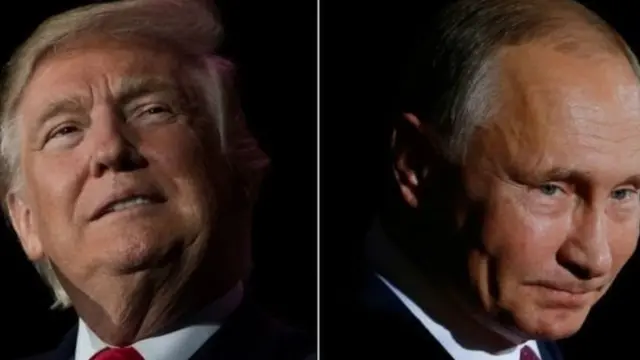 โดนัลด์ ทรัมป์ และวลาดิเมียร์ ปูติน