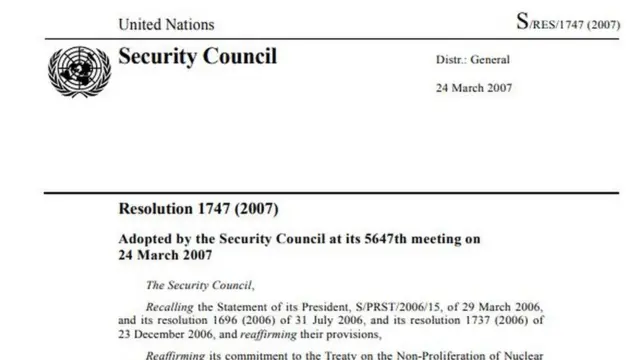 UNSC ‌resolutions
