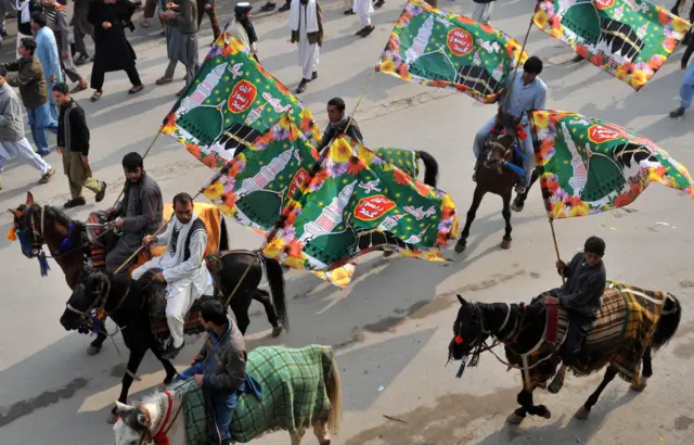 جشن میلاد پیامبر اسلام در پیشاور پاکستان