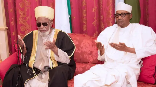 Hotunan ziyarar da Sheikh Dahiru Bauchi ya kai wa Buhari