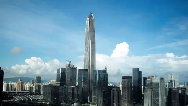 Skyline de Shenzhen.