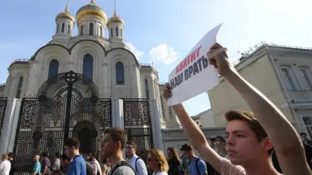 Unjuk rasa oposisi Rusia