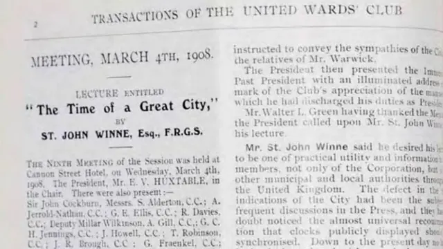 Transkript Sent Džon Vinovog predavanja u Transakcijama ujedinjenog kluba štićenika