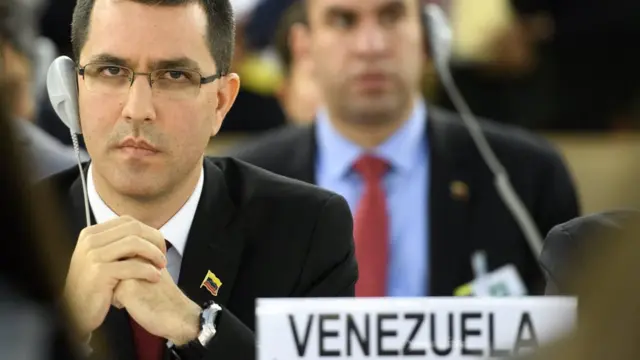 Jorge Arreaza, canciller de Venezuela.