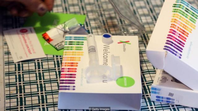 Kit de teste de DNA da 23andMe