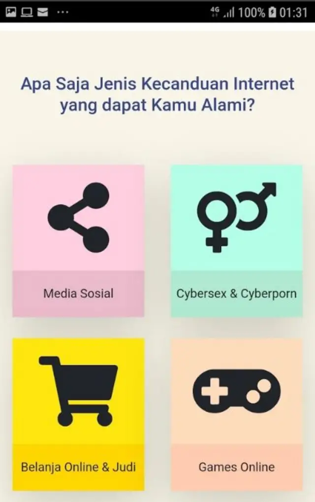 kuesioner diagnostik adiksi internet