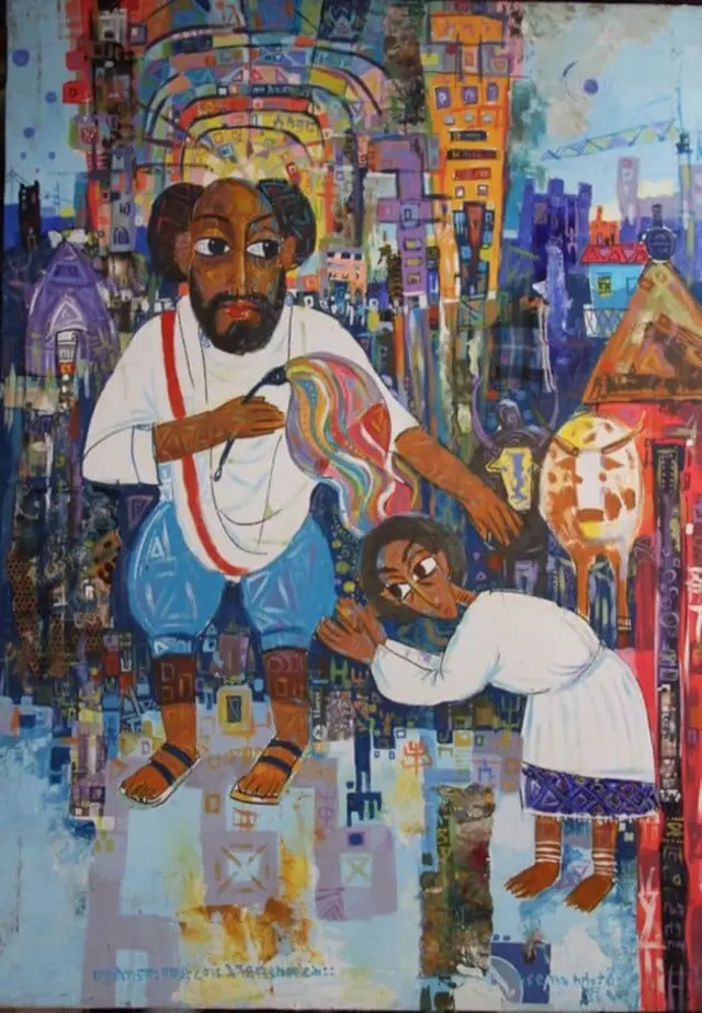 'ምርቃት' እያዩ በ2016 ከሳላቸው ስዕሎች መካከል አንዱ ነው