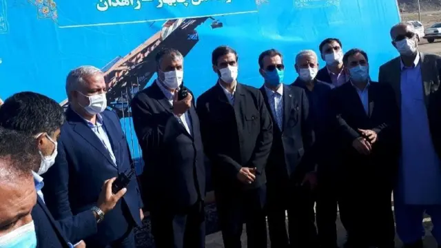 ریل گذاری این مسیر امروز آغاز شد