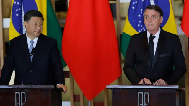 Xi Jinping e Bolsonaro