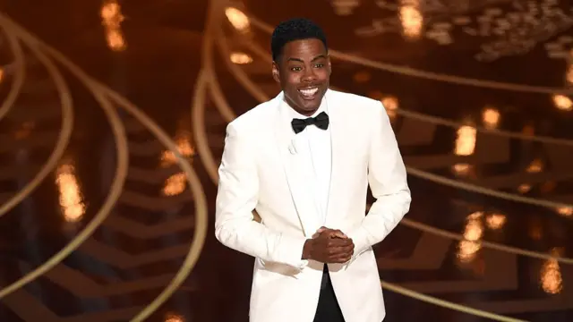 Chris Rock presentando los Oscar en 2016