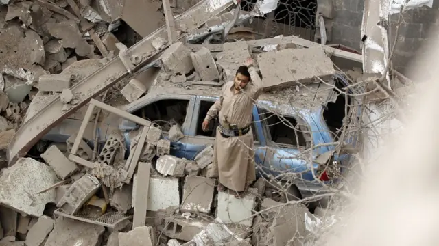 یمن میں تباہی