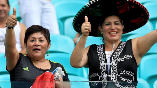 Hinchas mexicanas en Río 2016