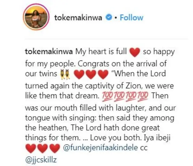 Toke Makinwa
