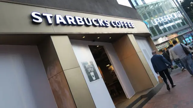 香港天后一家星巴克咖啡（3/1/2020）