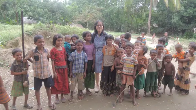 张翠容于罗兴亚难民营