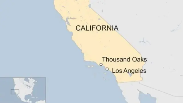 துப்பாக்கிச் சூடு நடைபெற்ற பகுதியைக் காட்டும் வரைபடம்.