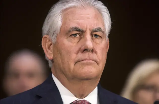 ABD Dışişleri Bakanı Rex Tillerson