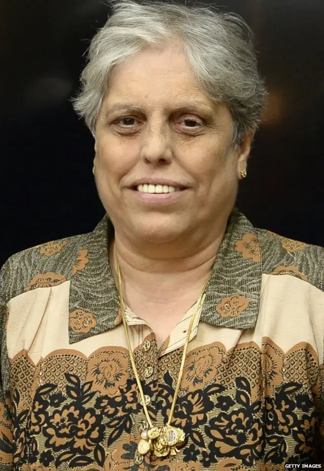 ਭਾਰਤੀ ਕ੍ਰਿਕਟ ਟੀਮ ਦੀ ਸਾਬਕਾ ਕਪਤਾਨ ਡਾਇਨਾ ਐਡੁਲਜੀ