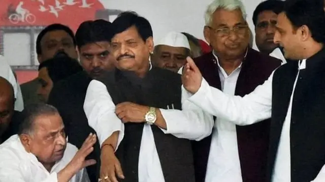 शिवपाल यादव और अखिलेश यादव
