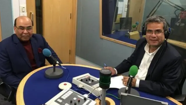 જનરલ સૈયદ અતા હસનૈન સાથે રેહાન ફઝલ