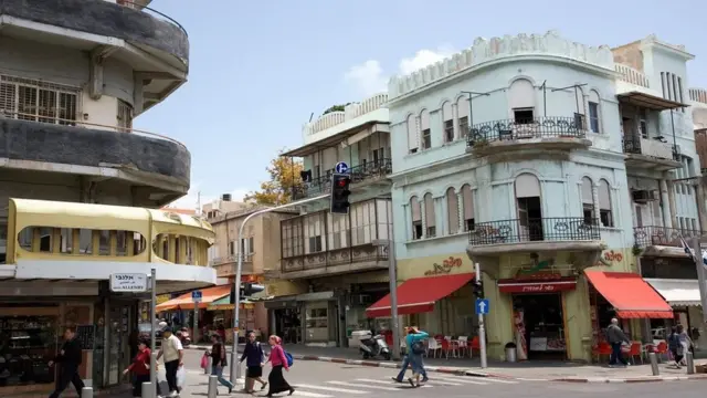 La calle Allenby, en Tel Aviv