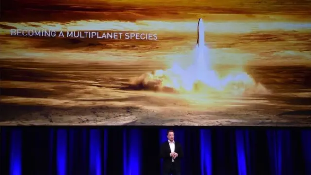 บริษัทสเปซเอ็กซ์กำลังสร้างจรวด BFR ซึ่งจะทำหน้าที่เป็นยานอวกาศขนส่งมนุษย์ไปยังดาวอังคารได้