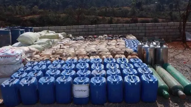 မူးယစ်ဆေးထုတ်လုပ်ရာမှာ သုံးတဲ့ဆက်စပ်ပစ္စည်းတွေ