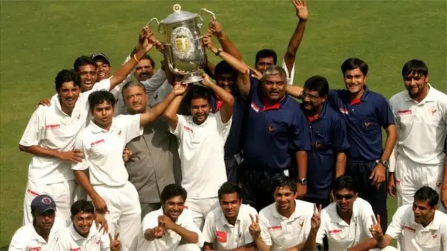 2008માં ગુજરાત ટીમે રણજી ટ્રોફી જીતી હતી