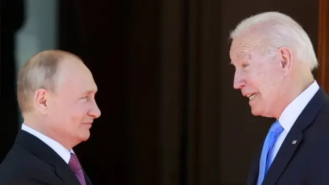 Байден и Путин