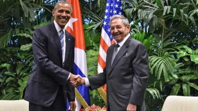 ઓબામા અને ક્યૂબાના રાઉલ કાસ્ત્રો