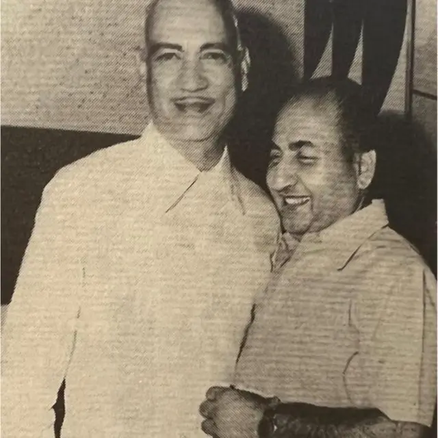 ओ पी नैयर के साथ मोहम्मद रफ़ी