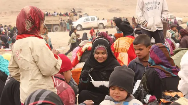 فرار سكان الموصل