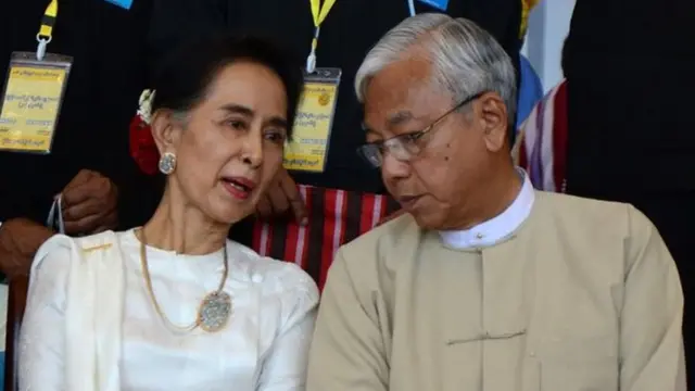 Suun Kyi e Htin Kyaw