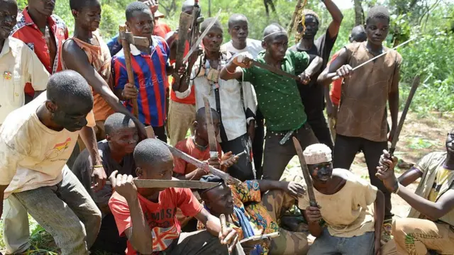 Jeunes combattants anti-Balaka