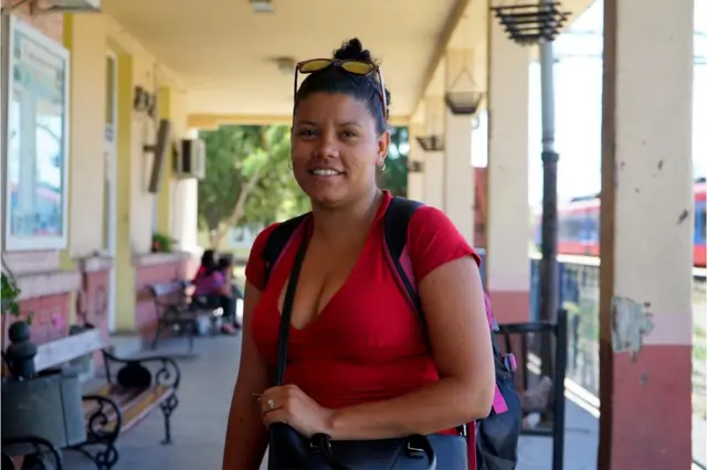 Mairovis Valoria en la estación de Sid, Serbia.