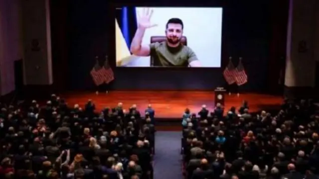 झेलेन्स्कींचं भाषण