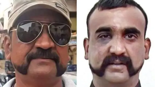 ਪਾਇਲਟ ਅਭਿਨੰਦਨ ਤੇ ਉਨ੍ਹਾਂ ਦੇ ਹਮਕਲ ਦੀ ਫੋਟੋ