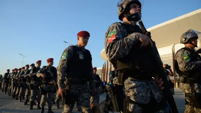 Agentes que atuarão na segurança da Olimpíada