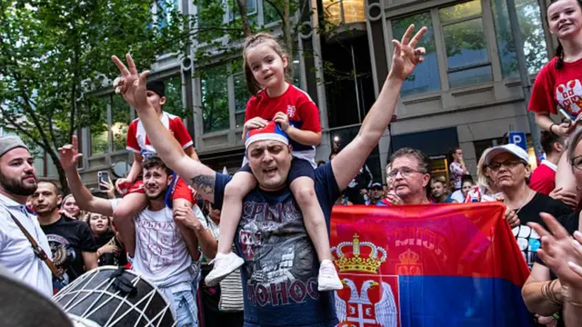 Фанаты Джоковича в Мельбурне