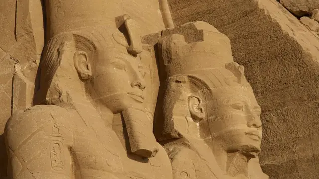 Detalle del templo de Abu Simbel.