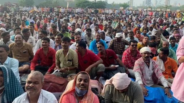 एसटी कर्मचारी आंदोलक