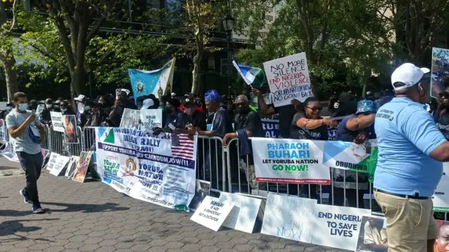 Nibi iwọde naa ni New York