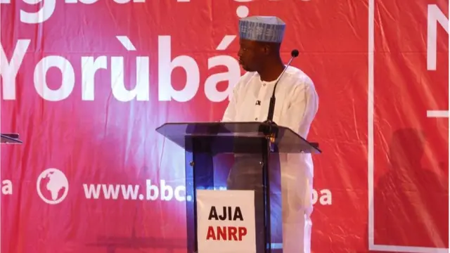 Ọkan lara awọn oludije to farahan nibi ipade ita gbangba BBC to waye ni Kwara