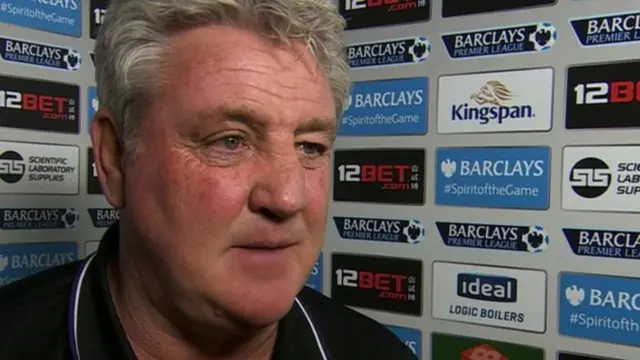 Steve Bruce wa Newcastle