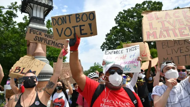 Protest over killing of George Floyd