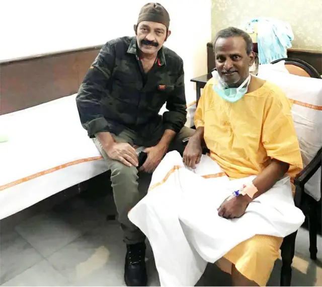 ఆస్పత్రిలో వేణుమాధవ్‌తో రాజశేఖర్