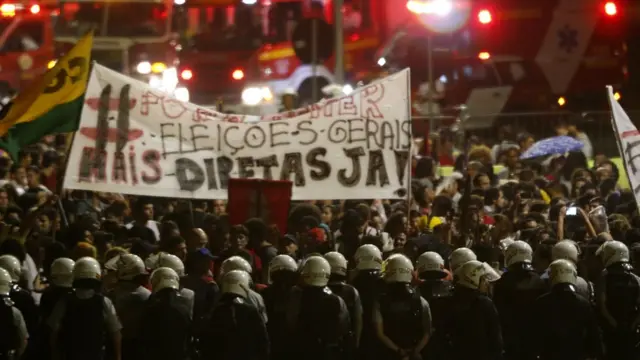 Protesto por eleições diretas