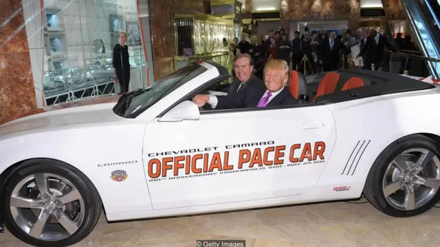 trump's car